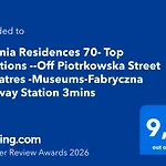 Polonia Residences 70- Locations -fabryczna Station, Piotrkowska Street -theatres -museums -ec1 Planetarium Apartment Lodz